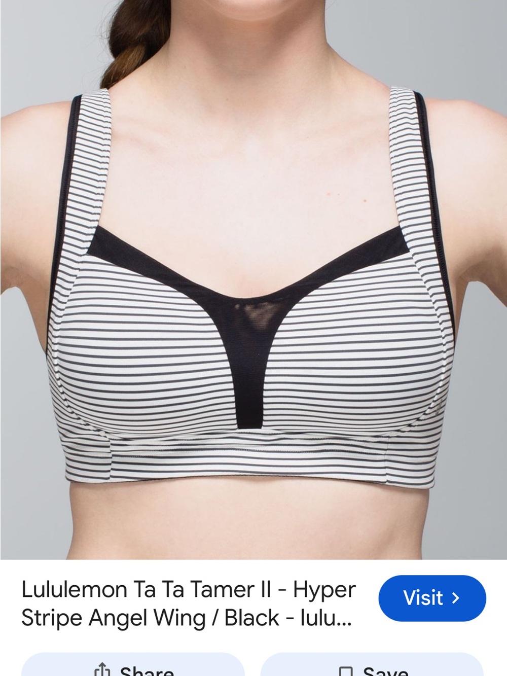 Lululemon Ta Ta Tamer II sports bra - size 2